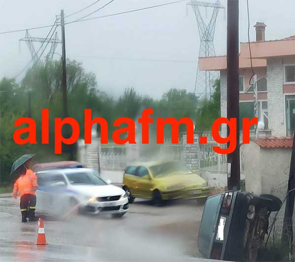 Καστοριά: Τροχαίο ατύχημα κοντά στο Hotel DEDIS