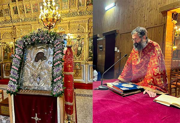 Υποδοχή της εικόνας της Παναγίας της Ζιδανιωτίσσας στον Ιερό Ναό Αγίου Αθανασίου Κοζάνης