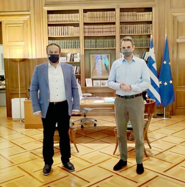 Με τον Πρωθυπουργό συναντήθηκε ο βουλευτής ΝΔ Φλώρινας Γιάννης Αντωνιάδης