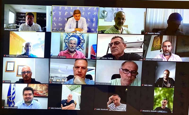 Τηλεδιάσκεψη Αυγενάκη με εκπροσώπους των Συλλόγων Ιδιοκτητών Γυμναστηρίων από όλη τη χώρα- Συμμετείχε και ο Σάκης Λιάκος, αντιπρόεδρος του Συλλόγου Ιδιοκτητών Γυμναστηρίων Δυτικής Μακεδονίας