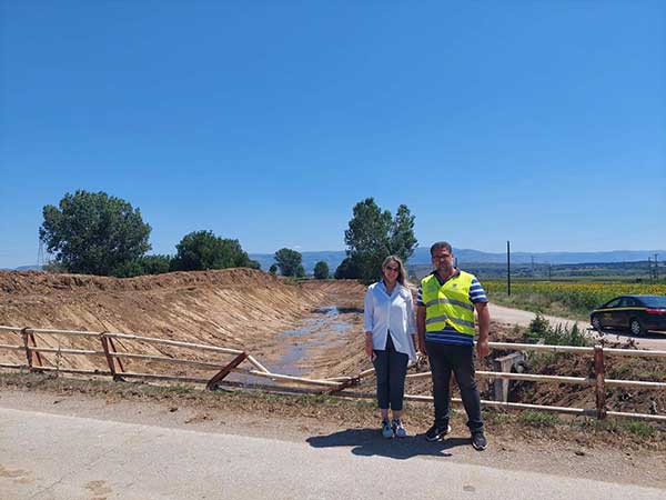 Κατερίνα Δαδαμόγια: «Kαθαρίζεται το ρέμα στην είσοδο της Πτολεμαΐδας και η περιφερειακή τάφρος της πόλης»