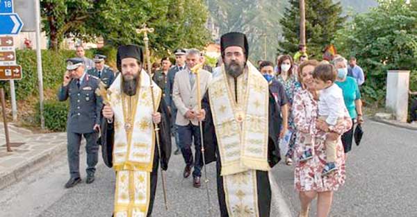 Οι Μητροπολίτες Καστορίας και Σιατίστης στην εορτή του Αγίου Παϊσίου στην Κόνιτσα