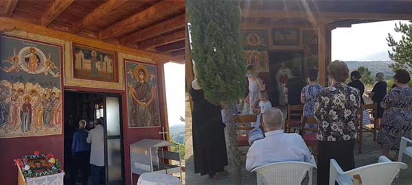 Τελέστηκε η Θεία Λειτουργία στο Εξωκλήσι της Αγίας Ειρήνης Χρυσοβαλάντου στην Μηλιά Κοζάνης