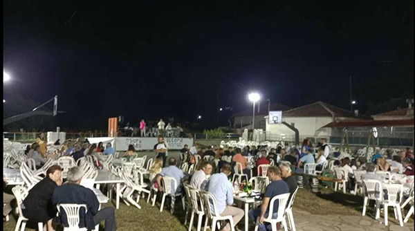 Μια όμορφη δημοτική βραδιά πραγματοποιήθηκε το βράδυ του Σαββάτου στο Ρύμνιο