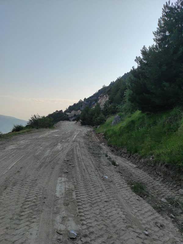 Συντήρηση του δρόμου Αγίας Κυριακής-Καταφυγίου-Ορίων Νομού Κοζάνης προς Ελατοχώρι