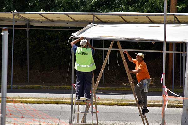 Σε πλήρη εξέλιξη βρίσκονται οι εργασίες για την εμποροπανήγυρη του Άργους Ορεστικού