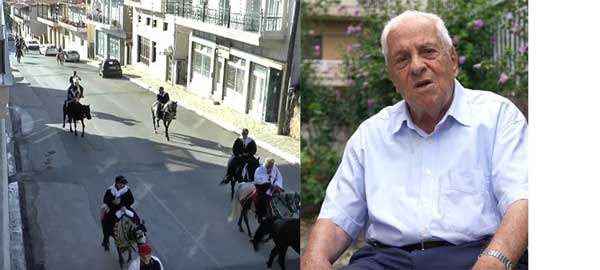 Ο Λαογράφος Γεώργιος Μπόντας μιλάει για το έθιμο των καβαλάρηδων της Παναγίας