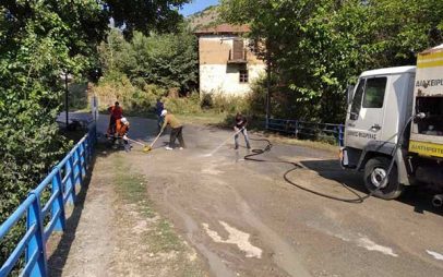 Εργασίες καθαρισμού σε κοινότητες του Δήμου Φλώρινας