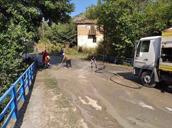 Εργασίες καθαρισμού σε κοινότητες του Δήμου Φλώρινας