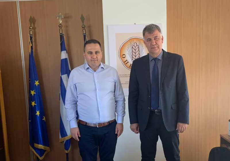 Με τον Ευάγγελο Σημανδράκο, νέο πρόεδρο του Ο.Π.Ε.Κ.Ε.Π.Ε, συναντήθηκε ο αντιπεριφερειάρχης Π.Ε. Γρεβενών Σάκης Φωλίνας