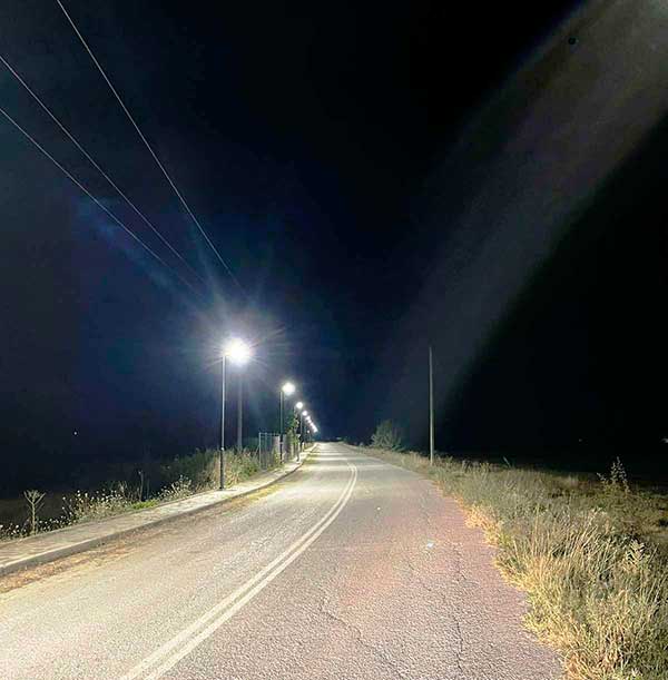 Δήμος Γρεβενών: Βελτίωση της νυχτερινής ορατότητας έφερε ο νέος δημοτικός οδοφωτισμός μεταξύ Κοκκινιάς και Πολυδένδρου