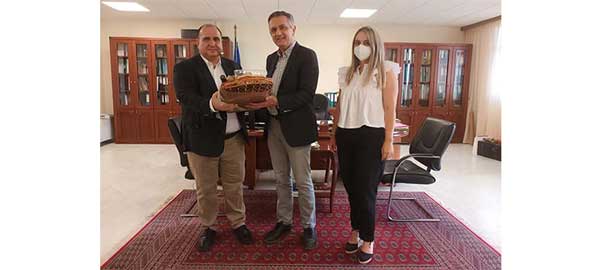 Τον Γιώργο Κασαπίδη επισκέφθηκε ο  Αντιπρόεδρος του ΕΚΑΒ Παναγιώτης  Κουτσουμπέλης