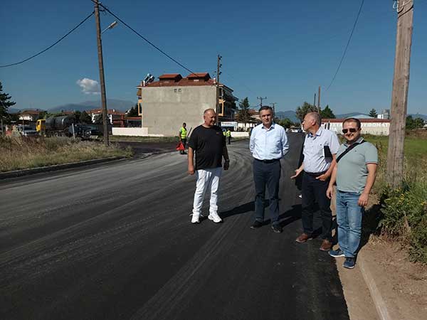 Επίσκεψη του Περιφερειάρχη Γιώργου Κασαπίδη σε εργασίες οδοποιίας στην Εορδαία
