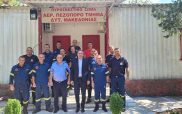 Επίσκεψη του Στάθη Κωνσταντινίδη στο Πεζοπόρο Αερομεταφερόμενο Τμήμα της ΠΕ.ΠΥ.Δ. Δυτικής Μακεδονίας