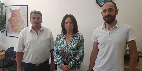 Επίσκεψη αντιπροσωπείας του Σύριζα – Π.Σ. στον προϊστάμενο της Δ/νσης Πολιτικής Προστασίας