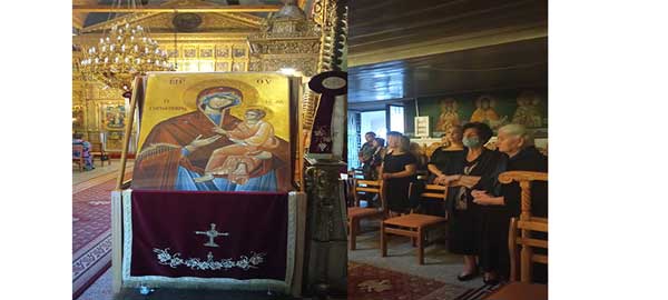 Ο εορτασμός της Κοιμήσεως της Θεοτόκου στον Άγιο Αθανάσιο Κοζάνης