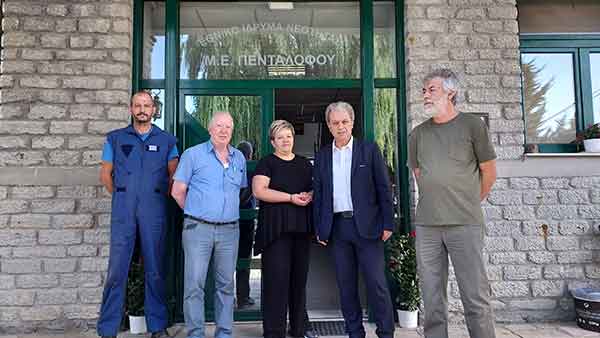 Γιώργος Αμανατίδης – Επίσκεψη στο Καρούτειο Γυμνάσιο/Λύκειο Πενταλόφου & στη Δομή Φιλοξενίας Ανηλίκων