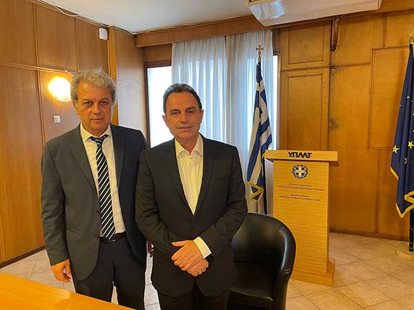 Συνάντηση Γιώργου Αμανατίδη με τον υπουργό Αγροτικής Ανάπτυξης και Τροφίμων κ. Γιώργο Γεωργαντά