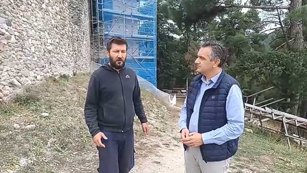 Αποκαταστάθηκε η μεγάλη ρωγμή στο δυτικό πύργο στα Κάστρα των Σερβίων – Προχωρούν οι εργασίες συντήρησης και αποκατάστασης