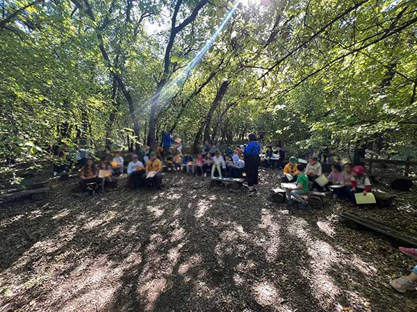 Με παιδικές φωνές και χαμόγελα γέμισε το προσκοπικό κέντρο στο δάσος Κουρί