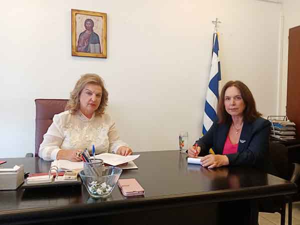 Καλλιόπη Βέττα: Συναντήσεις με τους Διευθυντές Πρωτοβάθμιας και Δευτεροβάθμιας Εκπαίδευσης