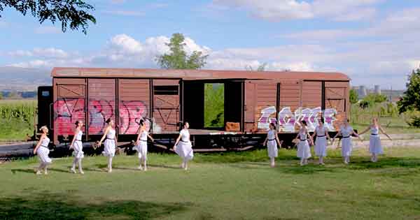 Χορεύοντας δίπλα στο τρένο-Σχολή χορού Τασιούδη Ευρωπαϊκή Εβδομάδα κινητικότητας Δήμου Εορδαίας 2022