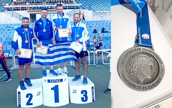 8ος στο Βαλκανικό Πρωτάθλημα Βετεράνων Αθλητών Στίβου ο Κοζανίτης Θεοχάρης Χρυσοστομίδης