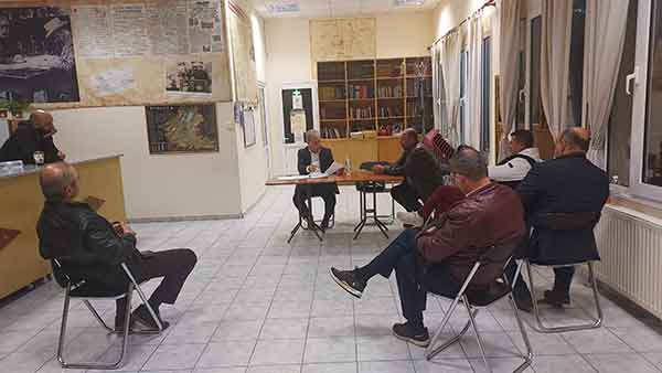 Γ. Αμανατίδης: Συνάντηση με το συμβούλιο της τοπικής κοινότητας του Περδίκκα