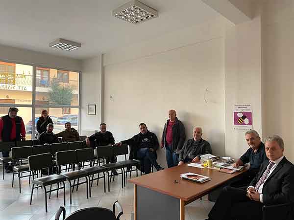 Αμανατίδης Γεώργιος: Συνάντηση με τα μέλη του Μελισσοκομικού Συλλόγου Νομού Κοζάνης