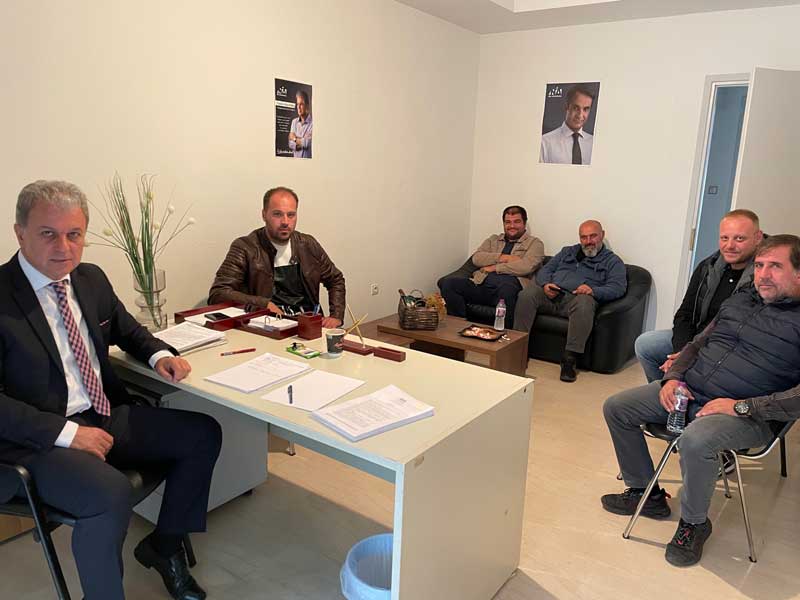 Συνάντηση του Γιώργου Αμανατίδη με τον Αγροτικό Σύλλογο Βερμίου