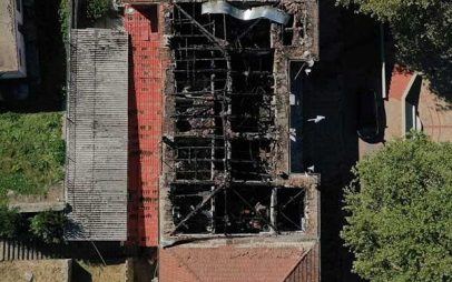 Η καταστροφή στο Δημαρχείο Σερβίων μετά την φωτιά