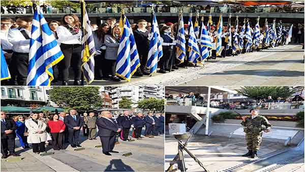 Η επιμνημόσυνη δέηση στην πλατεία της Κοζάνης