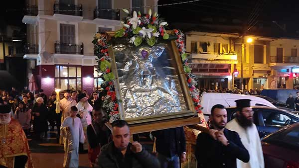 Σιάτιστα: Περιφορά εικόνας Αγίου Δημητρίου και ιερών λειψάνων