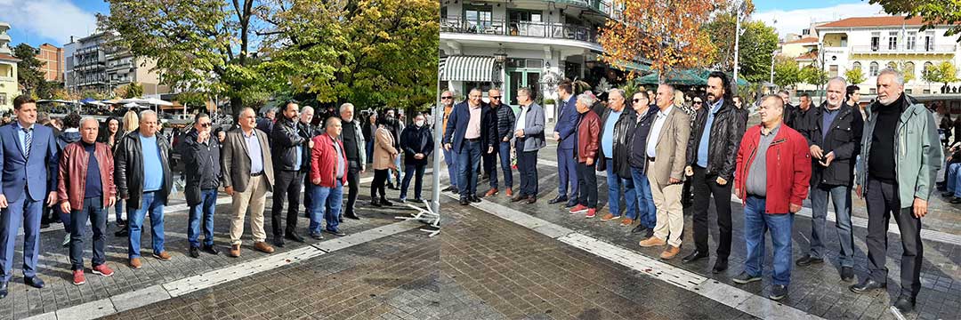 Η συγκέντρωση του Πολυτεχνείου στην κεντρική πλατεία της Κοζάνης από την ΑΔΕΔΥ