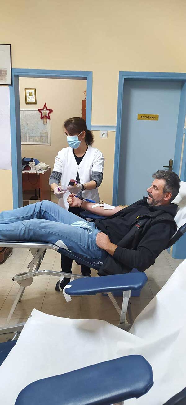 Αιμοδοσία πραγματοποιήθηκε στην Καισαρειά