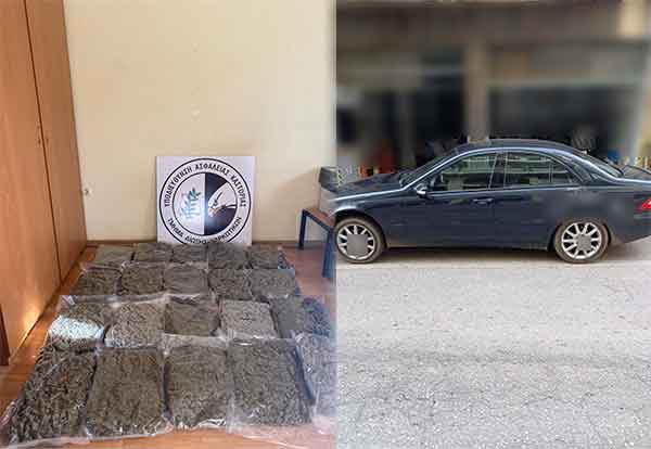 Συνελήφθη 29χρονος  σε περιοχή της Κοζάνης για διακίνηση μεγάλης ποσότητας ακατέργαστης κάνναβης, από αστυνομικούς της Διεύθυνσης Αστυνομίας Καστοριάς