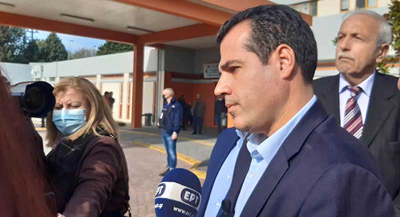 Ο Υπουργός Υγείας Θάνος Πλεύρης στο Μποδοσάκειο- “Θα λειτουργήσουν και τα δύο νοσοκομεία, δεν τίθεται θέμα κλεισίματος δομών”