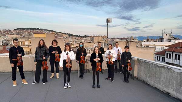 Το ορχηστρικό σύνολο βιολιών του Δ.Ω.Κ. συμμετείχε σε μουσική εκδήλωση της Στέγης Παιδιού “Ο Άγιος Στυλιανός”