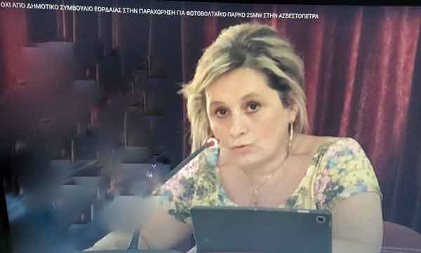 Αθηνά Τερζοπούλου: Μερικές απόψεις της αξιωματικής αντιπολίτευσης του Δήμου Εορδαίας