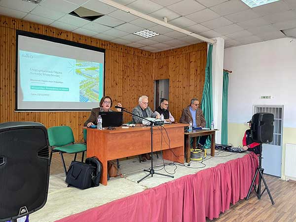 Στελέχη της ΑΝΚΟ ενημέρωσαν τους κατοίκους της Αναρράχης για το θεματικό, αγροτοκτηνοτροφικό πάρκο