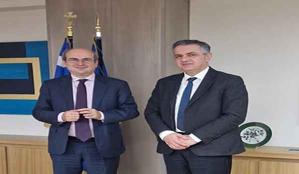 Γιώργος Κασαπίδης: Συνάντηση με τον Υπουργό εργασίας κ. Κωστή Χατζηδάκη και τον πρόεδρο του ΕΦΚΑ κ. Δουφεξή για επίλυση θεμάτων ιδιοκτησίας ΕΦΚΑ
