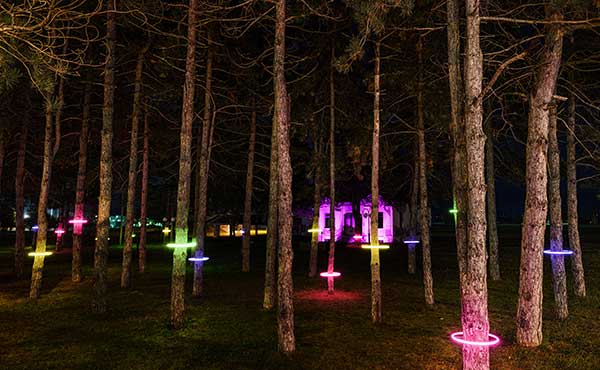 Πτολεμαίδα: Lighting ring μπροστά από το κτίριο του Αγροκηπίου