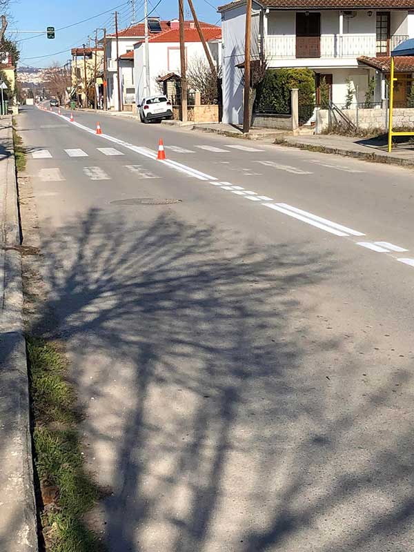 Τοπική Κοινότητα Κρόκου: Διαγράμμιση της οδού Ιωακείμ Λιούλια