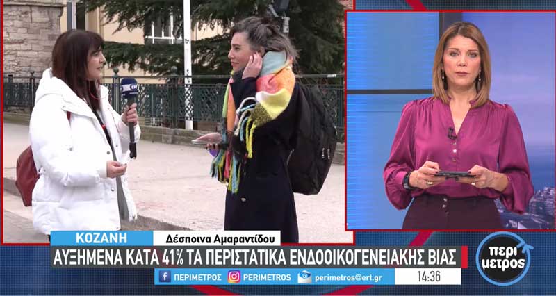Αυξημένα είναι τα ποσοστά ενδοοικογενειακής βίας-41% αύξηση το έτος 2021-2022