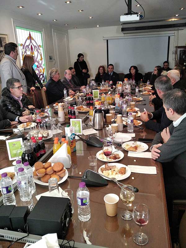 Γέμισε ευχές και χαμόγελα το Επιμελητήριο Κοζάνης, στην καθιερωμένη εκδήλωση ανταλλαγής ευχών για το νέο έτος
