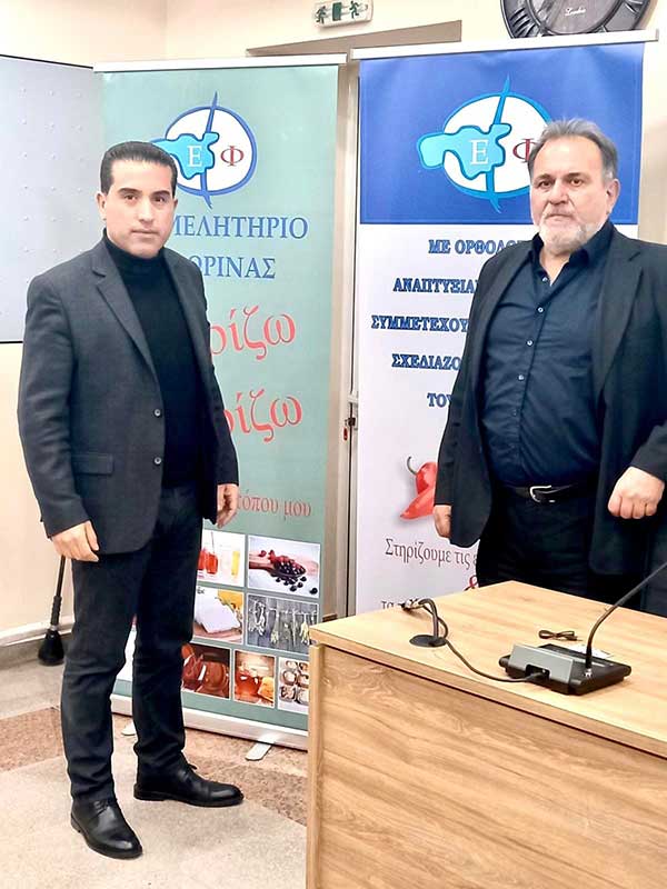 Επίσκεψη του Χάρη Κάτανα στο Επιμελητήριο Φλώρινας