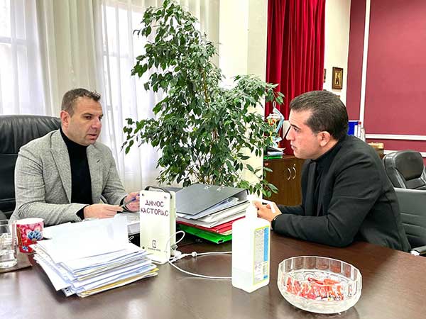 Συνάντηση του υποψήφιου Περιφερειάρχη Δυτικής Μακεδονίας Χάρη Κάτανα με τον Δήμαρχο Καστοριάς Γιάννη Κορεντσίδη