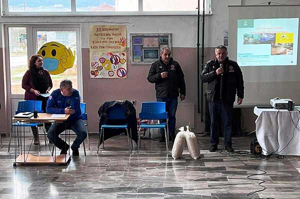 Ενημερωτική δράση της Αντιπεριφέρειας Πολιτικής Προστασίας στο Γυμνάσιο Φιλώτα Φλώρινας