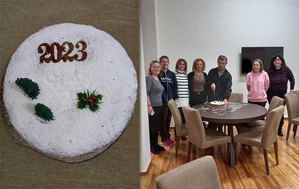 Το Κέντρο Ημερήσιας Φροντίδας Ηλικιωμένων και το Συσσιτίου του Δήμου Κοζάνης έκοψαν την πρωτοχρονιάτικη βασιλόπιτα
