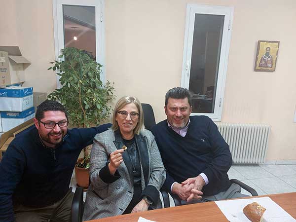 Κοπή πίτας της Περιφερειακής Διοίκησης ΟΕΕ – Δυτικής Μακεδονίας – Τυχερή η Ανδρομάχη Τσιώρα
